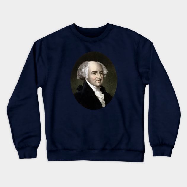 President John Adams Portrait Crewneck Sweatshirt by warishellstore